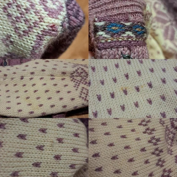 Vintage Dale of Norway Wool Knit Cardigan Women's Size XS